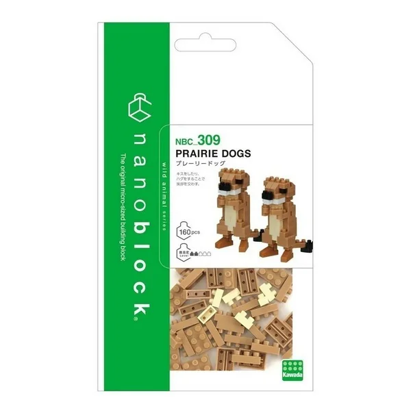 Kawada nanoblock NBC_309 Prairie Dogs 4972825216712 (นาโนบล็อค) image 1 Kawada nanoblock NBC_309 Prairie Dogs 4972825216712 (นาโนบล็อค) image 1