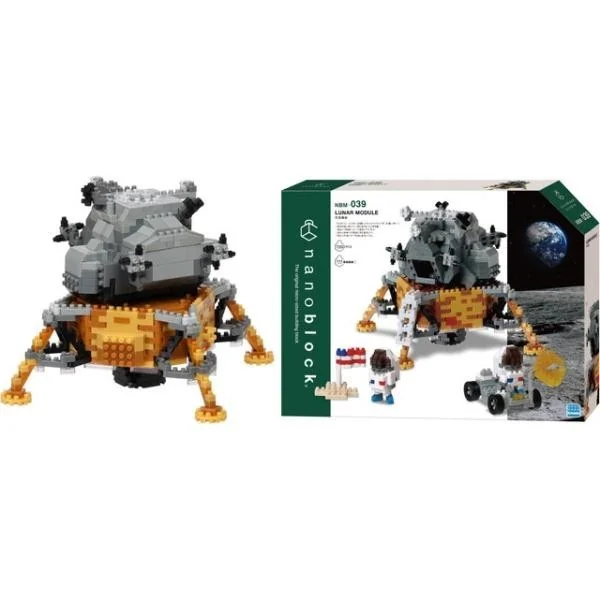 Kawada nanoblock NBM-039 Lunar Module 4972825226346 (นาโนบล็อค) image 3 Kawada nanoblock NBM-039 Lunar Module 4972825226346 (นาโนบล็อค) image 3