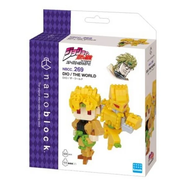Kawada nanoblock Jojo NBCC_269 Dio / The World 4972825234686 (นาโนบล็อค) image 1 Kawada nanoblock Jojo NBCC_269 Dio / The World 4972825234686 (นาโนบล็อค) image 1