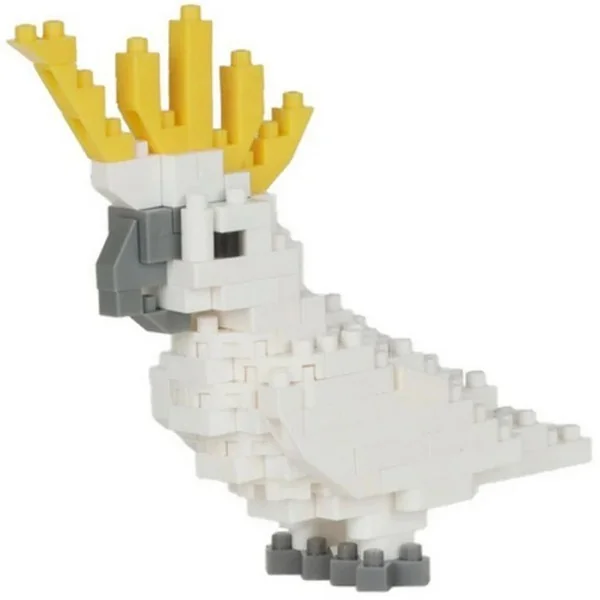 Kawada nanoblock NBC_344 Sulphur-Crested Cockatoo 4972825221365 (นาโนบล็อค) image 2 Kawada nanoblock NBC_344 Sulphur-Crested Cockatoo 4972825221365 (นาโนบล็อค) image 2