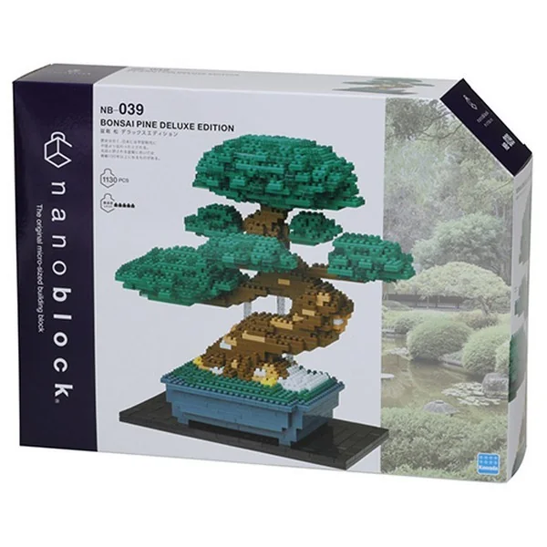 Kawada nanoblock NB-039 Bonsai Pine Deluxe Edition (Bonsai Matsu) 4972825210116 (นาโนบล็อค) image 1
