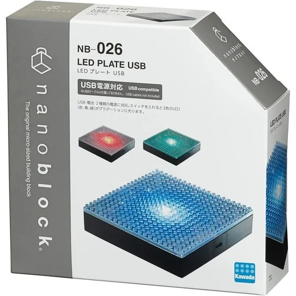 Kawada nanoblock NB-026 LED Plate USB 4972825202685 (นาโนบล็อค) image 1 Kawada nanoblock NB-026 LED Plate USB 4972825202685 (นาโนบล็อค) image 1