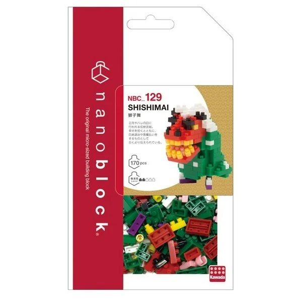 Kawada nanoblock NBC_129 Shishimai Lion Dance 4972825147092 (นาโนบล็อค) image 3 Kawada nanoblock NBC_129 Shishimai Lion Dance 4972825147092 (นาโนบล็อค) image 3