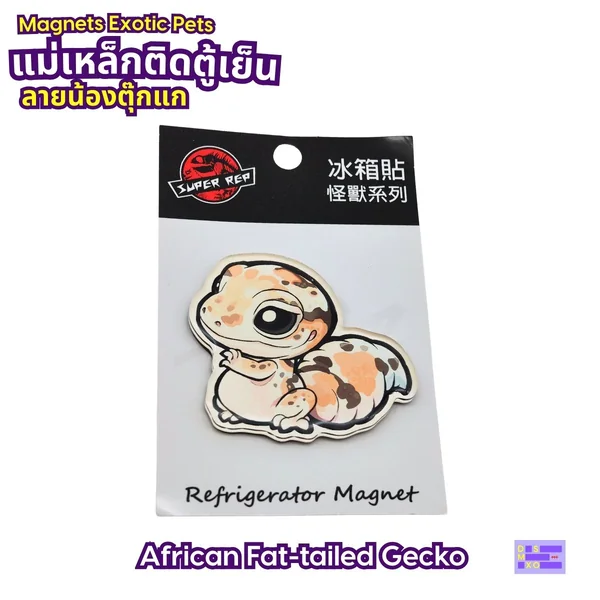 Magnets Exotic Pet แม่เหล็กติดตู้เย็น ลายน้องตุ๊กแก แม่เหล็กติดตู้เย็นอะคริลิก ของฝาก image 6 Magnets Exotic Pet แม่เหล็กติดตู้เย็น ลายน้องตุ๊กแก แม่เหล็กติดตู้เย็นอะคริลิก ของฝาก image 6