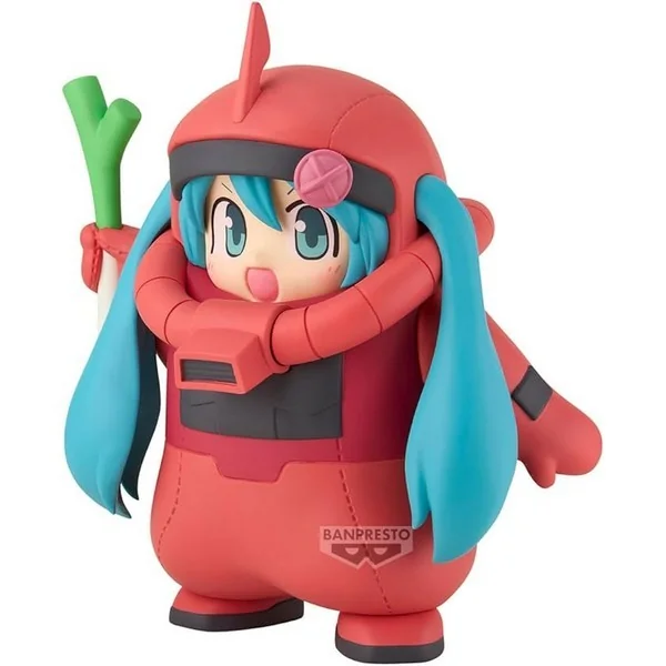 Banpresto Gundam 45th x Hatsune Miku Figure Char's Zaku Custom (Hatsune Miku Ver) 4573102711342 (Figure) image 6