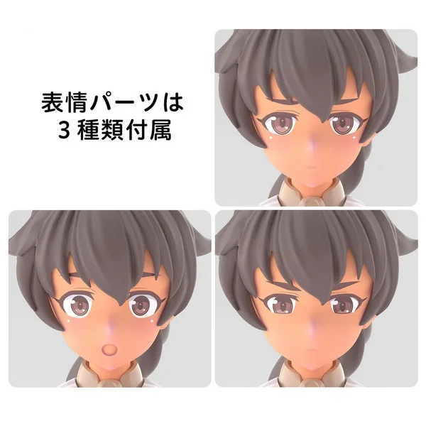 Bandai 30MS Option Face Parts Facial Expression Set 6 (Color C) 4573102654618 (Plastic Model) image 2