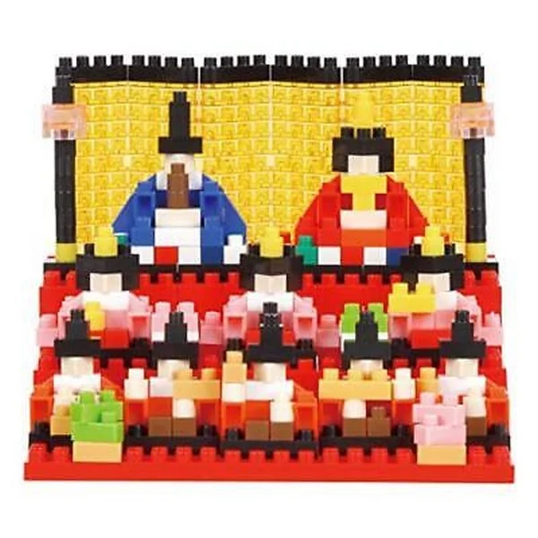 Kawada nanoblock NBH_208 Hina-Dolls 4972825220023 (นาโนบล็อค) image 3 Kawada nanoblock NBH_208 Hina-Dolls 4972825220023 (นาโนบล็อค) image 3