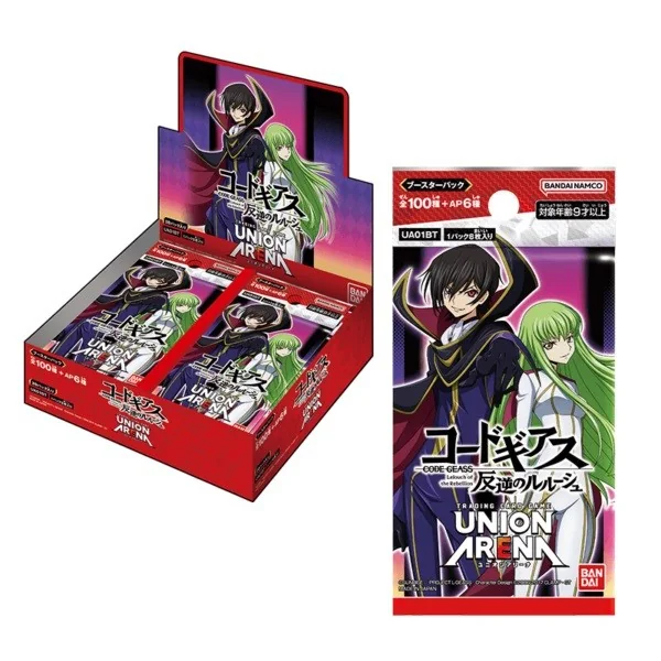 Bandai Union Arena Booster Box UA01BT Code Geass Lelouch Of The Rebellion แบบกล่อง (20 ซอง) 4549660928812 (การ์ด) image 2 Bandai Union Arena Booster Box UA01BT Code Geass Lelouch Of The Rebellion แบบกล่อง (20 ซอง) 4549660928812 (การ์ด) image 2