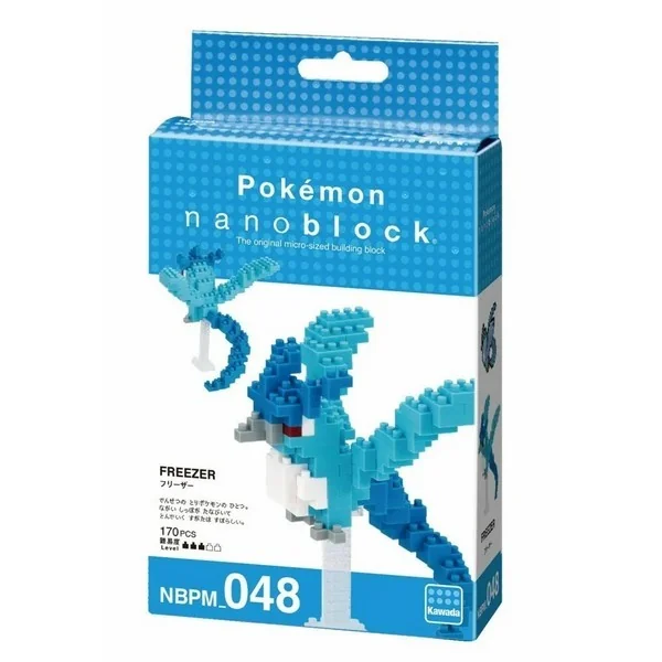 Kawada nanoblock Pokemon NBPM_048 Freezer (Articuno) 4972825213841 (นาโนบล็อค) image 1 Kawada nanoblock Pokemon NBPM_048 Freezer (Articuno) 4972825213841 (นาโนบล็อค) image 1