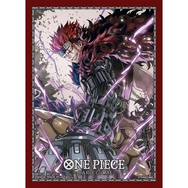 Bandai One Piece Card Game Sleeves Vol.9 Eustass Captain Kid 4582769707117 (การ์ดวันพีช) image 1 Bandai One Piece Card Game Sleeves Vol.9 Eustass Captain Kid 4582769707117 (การ์ดวันพีช) image 1