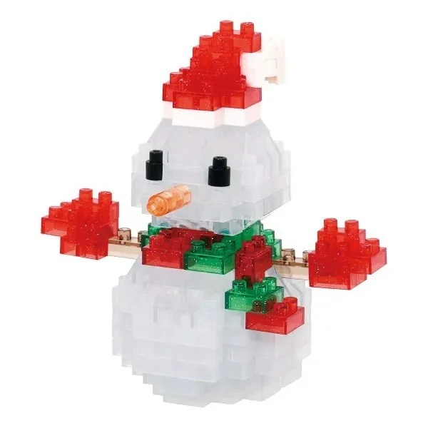 Kawada nanoblock NBC_368 Snowman 4972825223871 (นาโนบล็อค) image 2 Kawada nanoblock NBC_368 Snowman 4972825223871 (นาโนบล็อค) image 2