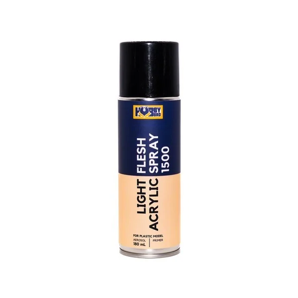 Hobby Bro HB-011 Primer Light Flesh Acrylic Spray 1500 180 ml HB011PLFAS1500 (สเปรย์) image 1 Hobby Bro HB-011 Primer Light Flesh Acrylic Spray 1500 180 ml HB011PLFAS1500 (สเปรย์) image 1
