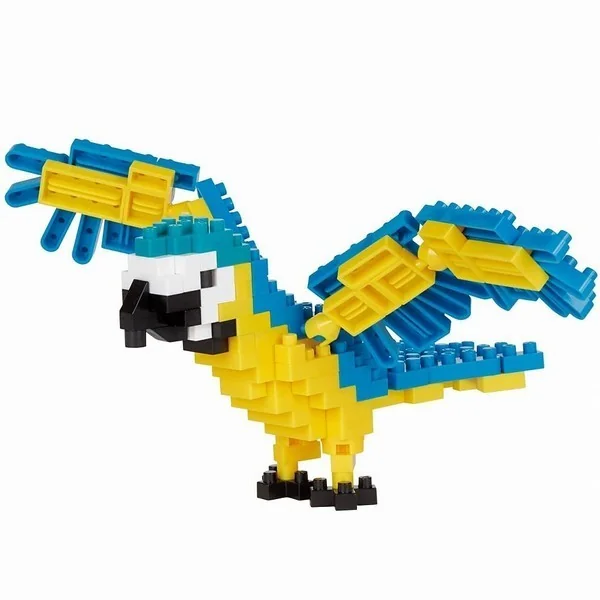 Kawada nanoblock NBC_343 Blue-And-Yellow Macaw 4972825221358 (นาโนบล็อค) image 2 Kawada nanoblock NBC_343 Blue-And-Yellow Macaw 4972825221358 (นาโนบล็อค) image 2
