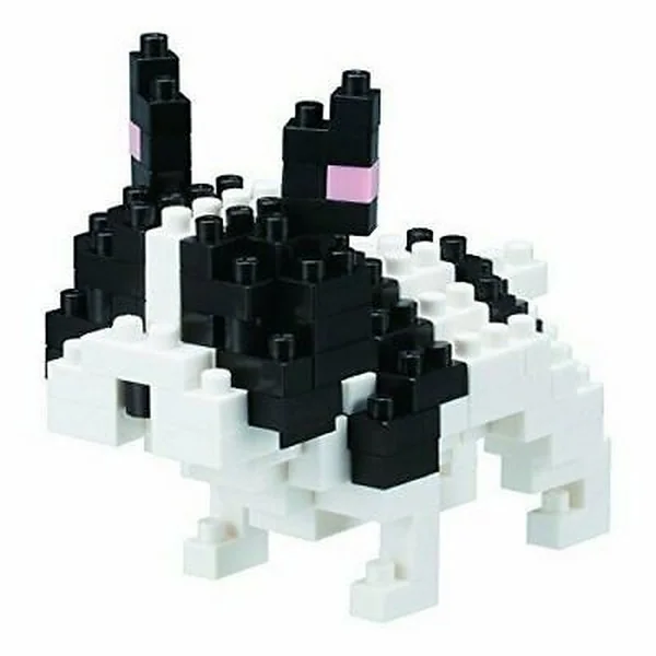 Kawada nanoblock NBC_197 French BullDog Pied 4972825202753 (นาโนบล็อค) image 2 Kawada nanoblock NBC_197 French BullDog Pied 4972825202753 (นาโนบล็อค) image 2