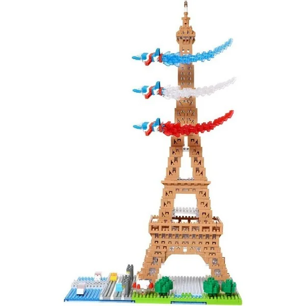 Kawada nanoblock NB-057 Paris, Banks of The Seine Deluxe Edition (Eiffel Tower) 4972825224427 (นาโนบล็อค) image 3 Kawada nanoblock NB-057 Paris, Banks of The Seine Deluxe Edition (Eiffel Tower) 4972825224427 (นาโนบล็อค) image 3