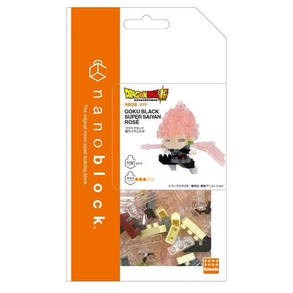 Kawada nanoblock Dragon Ball Super NBDB_019 Goku Black Super Saiyan Rose 4972825233337 (นาโนบล็อค) image 1 Kawada nanoblock Dragon Ball Super NBDB_019 Goku Black Super Saiyan Rose 4972825233337 (นาโนบล็อค) image 1