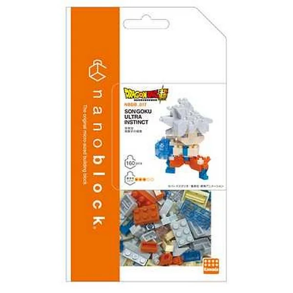 Kawada nanoblock Dragon Ball Super NBDB_017 Son Goku Ultra Instinct 4972825233313 (นาโนบล็อค) image 1 Kawada nanoblock Dragon Ball Super NBDB_017 Son Goku Ultra Instinct 4972825233313 (นาโนบล็อค) image 1