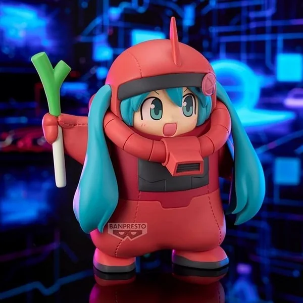 Banpresto Gundam 45th x Hatsune Miku Figure Char's Zaku Custom (Hatsune Miku Ver) 4573102711342 (Figure) image 3