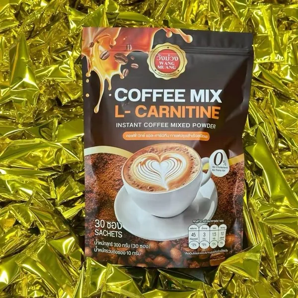 กาแฟวังม่วง สูตรแอล-คาร์นิทีน (L-Carnitine Coffee Mix) (1 ห่อ 30 ซอง) image 3 กาแฟวังม่วง สูตรแอล-คาร์นิทีน (L-Carnitine Coffee Mix) (1 ห่อ 30 ซอง) image 3