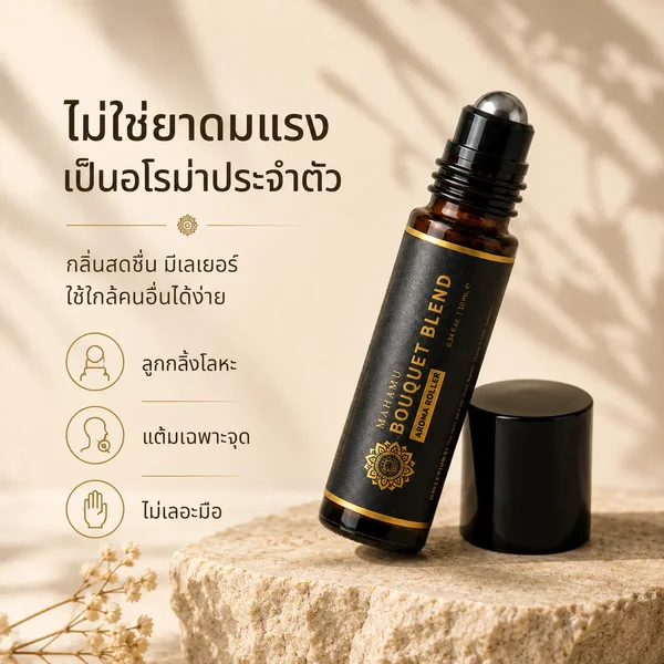 MAHAMU Bouquet Blend Aroma Roller 10mL image 2 MAHAMU Bouquet Blend Aroma Roller 10mL image 2