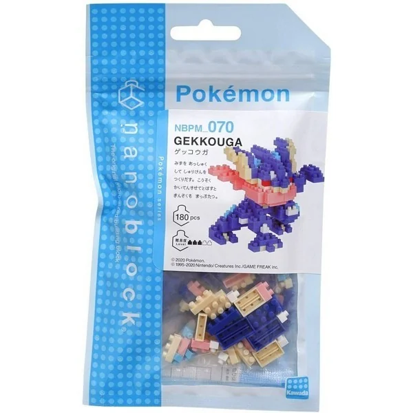 Kawada nanoblock Pokemon NBPM_070 Gekkouga (Greninja) 4972825219430 (นาโนบล็อค) image 1 Kawada nanoblock Pokemon NBPM_070 Gekkouga (Greninja) 4972825219430 (นาโนบล็อค) image 1