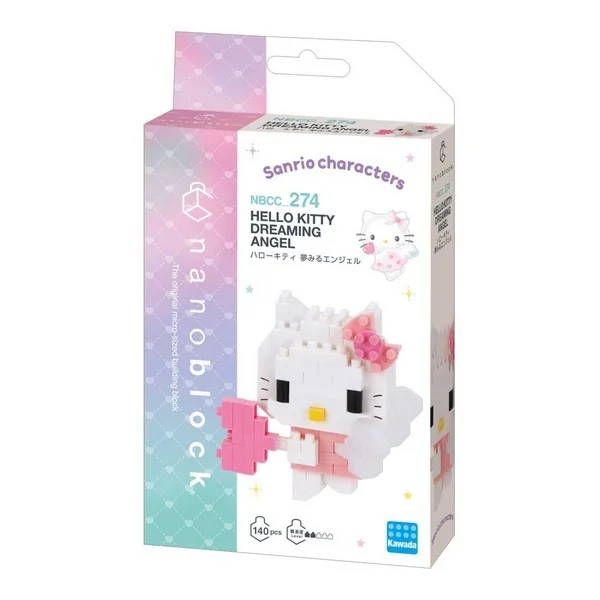 Kawada nanoblock Sanrio NBCC_274 Hello Kitty Dreaming Angel 4972825236857 (นาโนบล็อค) image 1