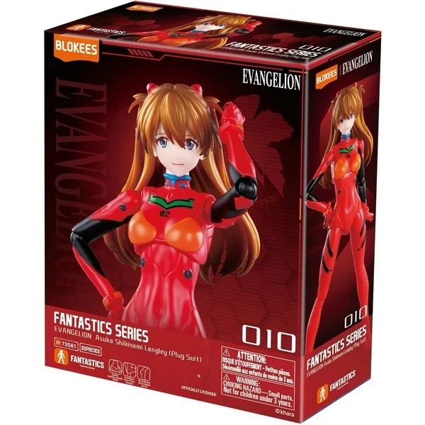 Blokees Evangelion 73561 Fantastics Series Asuka Shikinami Langley (Plug Suit) 810181531503 (Plastic Model) image 1 Blokees Evangelion 73561 Fantastics Series Asuka Shikinami Langley (Plug Suit) 810181531503 (Plastic Model) image 1