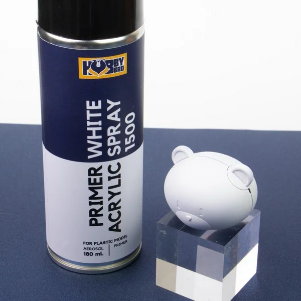 Hobby Bro HB-005 Primer White Acrylic Spray 1500 180 ml HB005PWAS1500 (สเปรย์) image 2 Hobby Bro HB-005 Primer White Acrylic Spray 1500 180 ml HB005PWAS1500 (สเปรย์) image 2