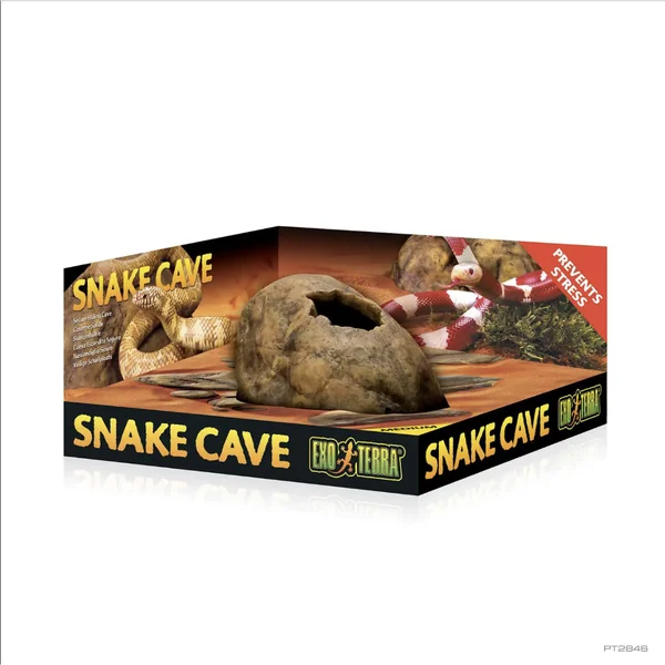 EXO TERRA Snake Cave (Medium) ที่ซ่อนงู ที่ซ่อนสัตว์เลื้อยคลาน กิ้งก่า ตุ๊กแก กบ แมงมุม image 1 EXO TERRA Snake Cave (Medium) ที่ซ่อนงู ที่ซ่อนสัตว์เลื้อยคลาน กิ้งก่า ตุ๊กแก กบ แมงมุม image 1
