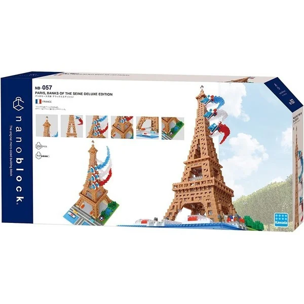 Kawada nanoblock NB-057 Paris, Banks of The Seine Deluxe Edition (Eiffel Tower) 4972825224427 (นาโนบล็อค) image 1 Kawada nanoblock NB-057 Paris, Banks of The Seine Deluxe Edition (Eiffel Tower) 4972825224427 (นาโนบล็อค) image 1