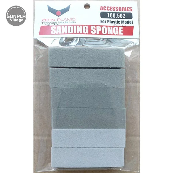 Zeon Plamo 100.502 Sanding Sponge ZP100502SS (อุปกรณ์ทำสี) (Tool) image 1 Zeon Plamo 100.502 Sanding Sponge ZP100502SS (อุปกรณ์ทำสี) (Tool) image 1