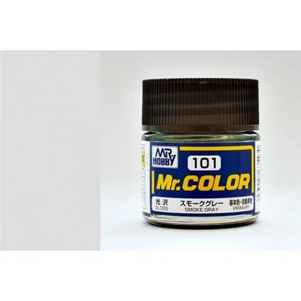 Mr.Hobby Mr.Color C101 Smoke Gray Gloss (10ml) 4973028635430 (สี) image 2 Mr.Hobby Mr.Color C101 Smoke Gray Gloss (10ml) 4973028635430 (สี) image 2