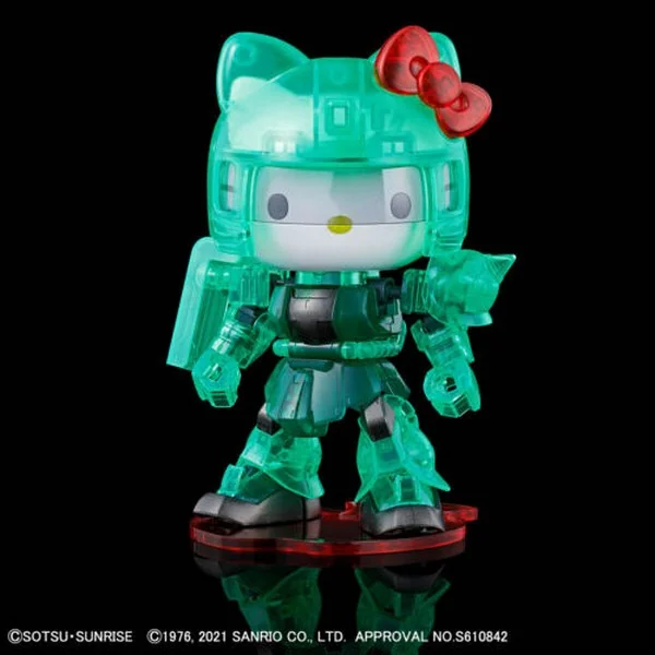 Bandai Hello Kitty / MS-06 Zaku II (SDCS) (Clear Color) 4573102617804 (Plastic Model) image 2 Bandai Hello Kitty / MS-06 Zaku II (SDCS) (Clear Color) 4573102617804 (Plastic Model) image 2