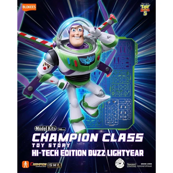 (Pre Order 08/2569) Blokees Toy Story 75934 Champion Class 01 Hi-Tech Edition Buzz Lightyear 810181536584 (Plastic) image 2