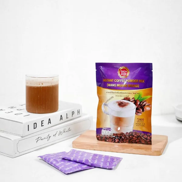 1แถม2 วังม่วง WANGMUANG กาแฟปรุงสำเร็จชนิดผง หอมกรุ่นกาแฟแท้ เข้มข้น กลมกล่อม(ตะกร้าบริษัท) image 5 1แถม2 วังม่วง WANGMUANG กาแฟปรุงสำเร็จชนิดผง หอมกรุ่นกาแฟแท้ เข้มข้น กลมกล่อม(ตะกร้าบริษัท) image 5