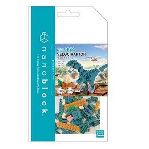 Kawada nanoblock NBC_362 Velociraptor 4972825223796 (นาโนบล็อค) image 1 Kawada nanoblock NBC_362 Velociraptor 4972825223796 (นาโนบล็อค) image 1