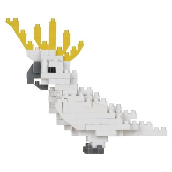 Kawada nanoblock NBC_344 Sulphur-Crested Cockatoo 4972825221365 (นาโนบล็อค) image 3 Kawada nanoblock NBC_344 Sulphur-Crested Cockatoo 4972825221365 (นาโนบล็อค) image 3