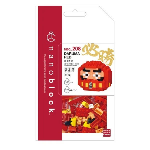 Kawada nanoblock NBC_208 Daruma Red 4972825204573 (นาโนบล็อค) image 1 Kawada nanoblock NBC_208 Daruma Red 4972825204573 (นาโนบล็อค) image 1