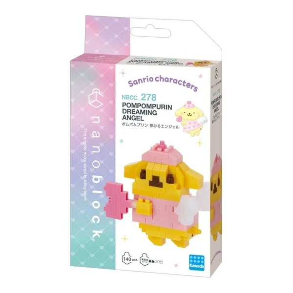 Kawada nanoblock Sanrio NBCC_278 Pompompurin Dreaming Angel 4972825236895 (นาโนบล็อค) image 1 Kawada nanoblock Sanrio NBCC_278 Pompompurin Dreaming Angel 4972825236895 (นาโนบล็อค) image 1
