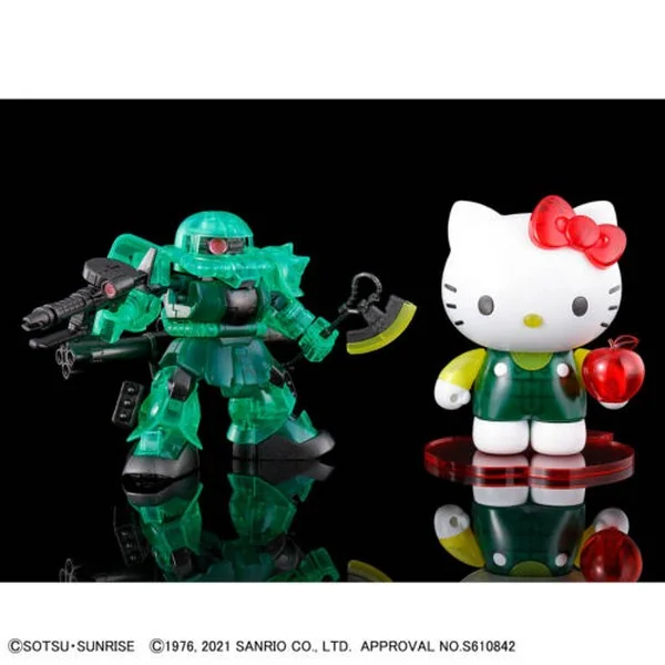 Bandai Hello Kitty / MS-06 Zaku II (SDCS) (Clear Color) 4573102617804 (Plastic Model) image 3 Bandai Hello Kitty / MS-06 Zaku II (SDCS) (Clear Color) 4573102617804 (Plastic Model) image 3
