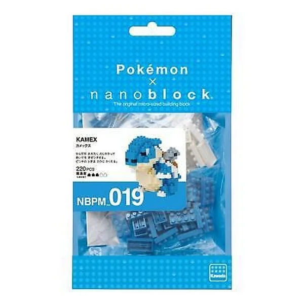 Kawada nanoblock Pokemon NBPM_019 Kamex (Blastoise) 4972825203835 (นาโนบล็อค) image 1 Kawada nanoblock Pokemon NBPM_019 Kamex (Blastoise) 4972825203835 (นาโนบล็อค) image 1