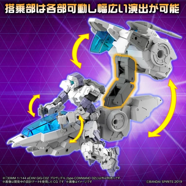 Bandai 30MM eEXM GIG-C02 Provedel (type-COMMAND 02) 4573102662767 (Plastic Model) image 8 Bandai 30MM eEXM GIG-C02 Provedel (type-COMMAND 02) 4573102662767 (Plastic Model) image 8