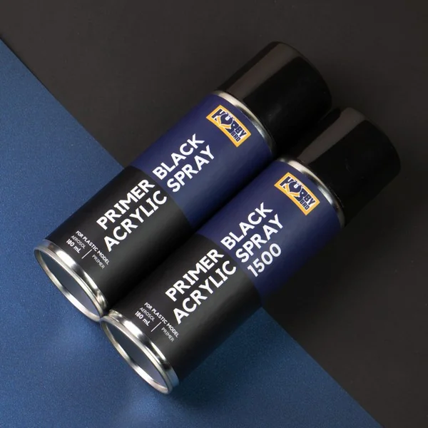 Hobby Bro HB-006 Primer Black Acrylic Spray 1500 180 ml HB006PBAS1500 (สเปรย์) image 2 Hobby Bro HB-006 Primer Black Acrylic Spray 1500 180 ml HB006PBAS1500 (สเปรย์) image 2