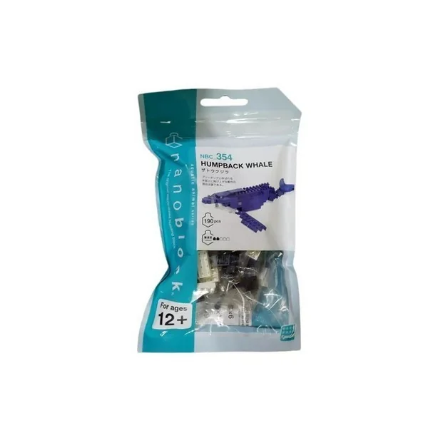 Kawada nanoblock NBC_354 Humpback Whale 4972825221563 (นาโนบล็อค) image 1 Kawada nanoblock NBC_354 Humpback Whale 4972825221563 (นาโนบล็อค) image 1