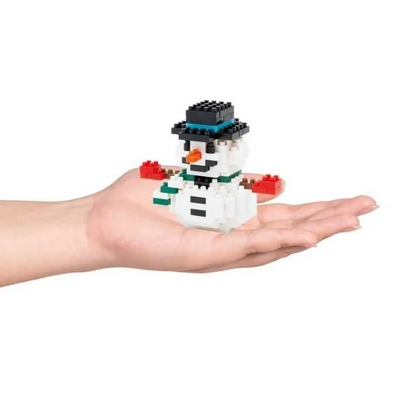 Kawada nanoblock NBC_064 Snowman 4972825143605 (นาโนบล็อค) image 3 Kawada nanoblock NBC_064 Snowman 4972825143605 (นาโนบล็อค) image 3