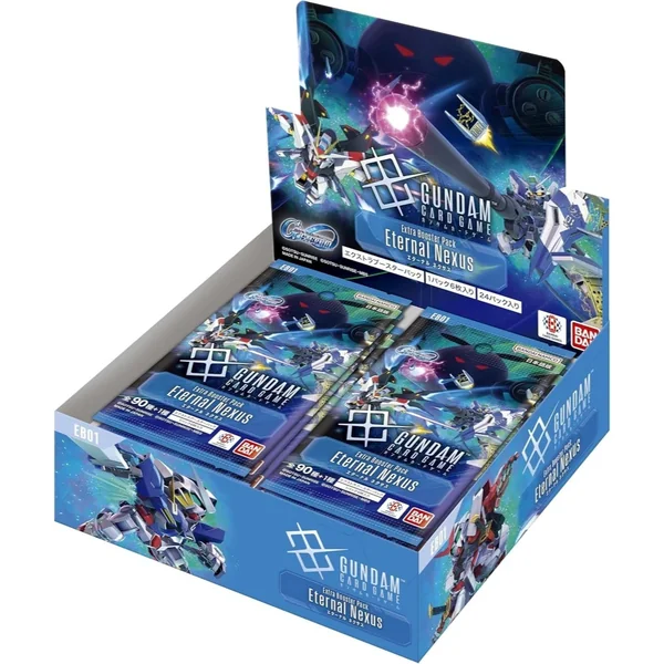 Bandai Gundam Card Game Extra Booster EB01 Eternal Nexus (Japan) แบบกล่อง (24 ซอง) 4582770012309 (การ์ด) image 1 Bandai Gundam Card Game Extra Booster EB01 Eternal Nexus (Japan) แบบกล่อง (24 ซอง) 4582770012309 (การ์ด) image 1