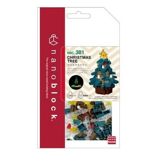 Kawada nanoblock NBC_381 Christmas Tree 4972825226391 (นาโนบล็อค) image 1 Kawada nanoblock NBC_381 Christmas Tree 4972825226391 (นาโนบล็อค) image 1