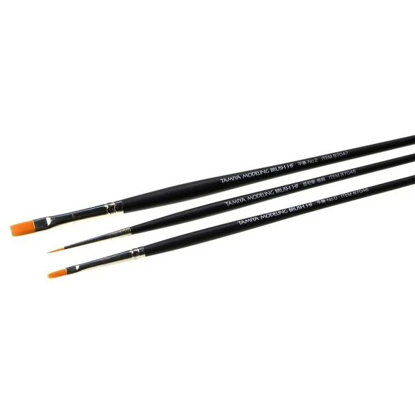 Tamiya 87067 Modeling Brush HF Standard Set (3pcs) 4950344870677 4950344075836 (Tool) image 2 Tamiya 87067 Modeling Brush HF Standard Set (3pcs) 4950344870677 4950344075836 (Tool) image 2