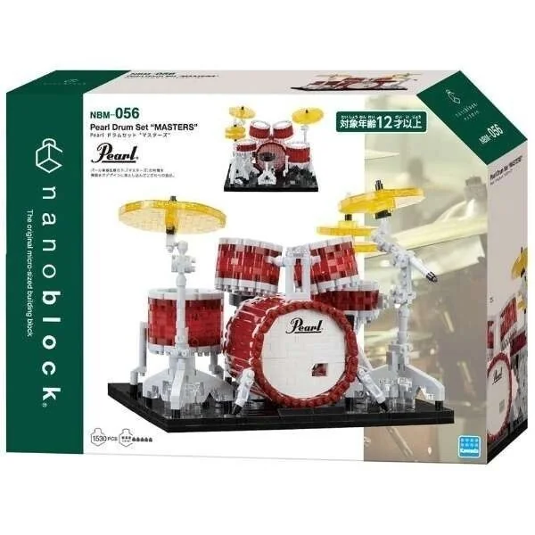 Kawada nanoblock NBM-056 Pearl Drum Set Masters 4972825228906 (นาโนบล็อค) image 1 Kawada nanoblock NBM-056 Pearl Drum Set Masters 4972825228906 (นาโนบล็อค) image 1
