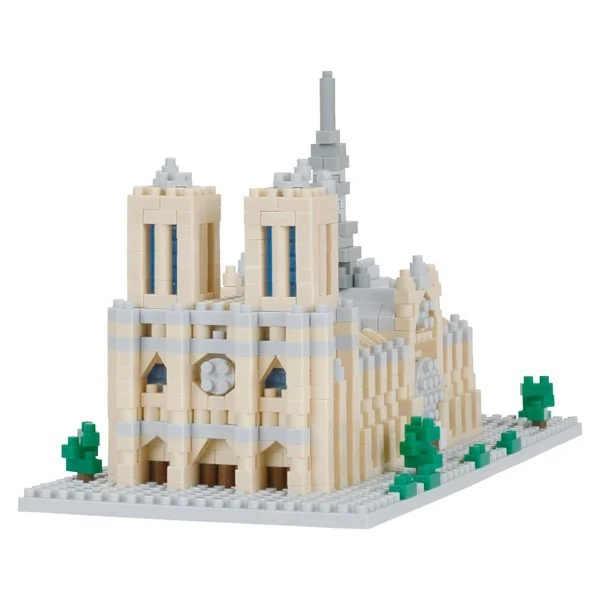 Kawada nanoblock NBH_205 Notre Dame Cathedral 4972825219416 (นาโนบล็อค) image 2